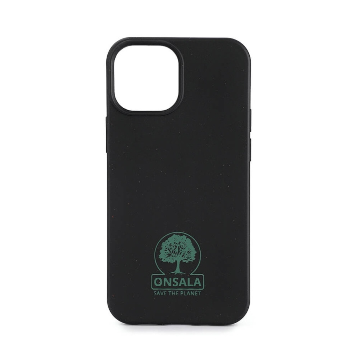 ONSALA ECO Mobile Cover Black iPhone 13 Mini in de groep SMARTPHONE & TABLETS / Mobielbescherming / Apple / iPhone 13 Mini / Hoesjes bij TP E-commerce Nordic AB (C00193)