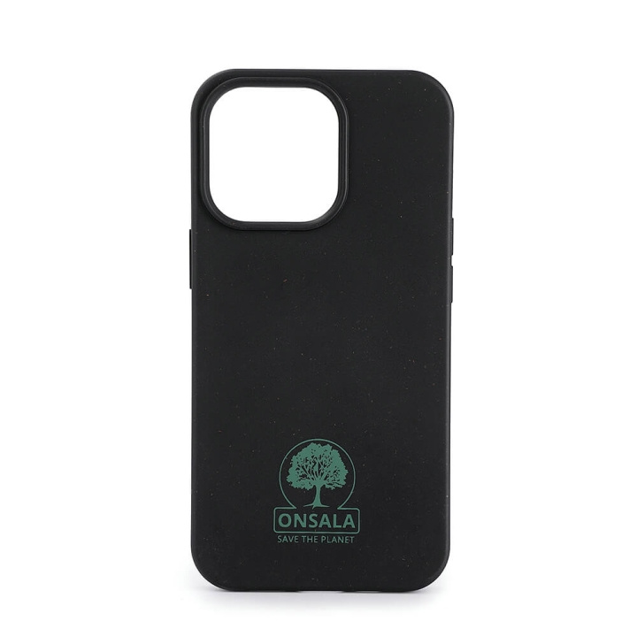 ONSALA ECO Mobile Cover Black iPhone 13 Pro in de groep SMARTPHONE & TABLETS / Mobielbescherming / Apple / iPhone 13 Pro / Hoesjes bij TP E-commerce Nordic AB (C00203)