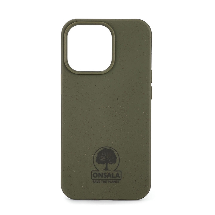 ONSALA ECO Mobile Cover green iPhone 13 Pro in de groep SMARTPHONE & TABLETS / Mobielbescherming / Apple / iPhone 13 Pro / Hoesjes bij TP E-commerce Nordic AB (C00204)