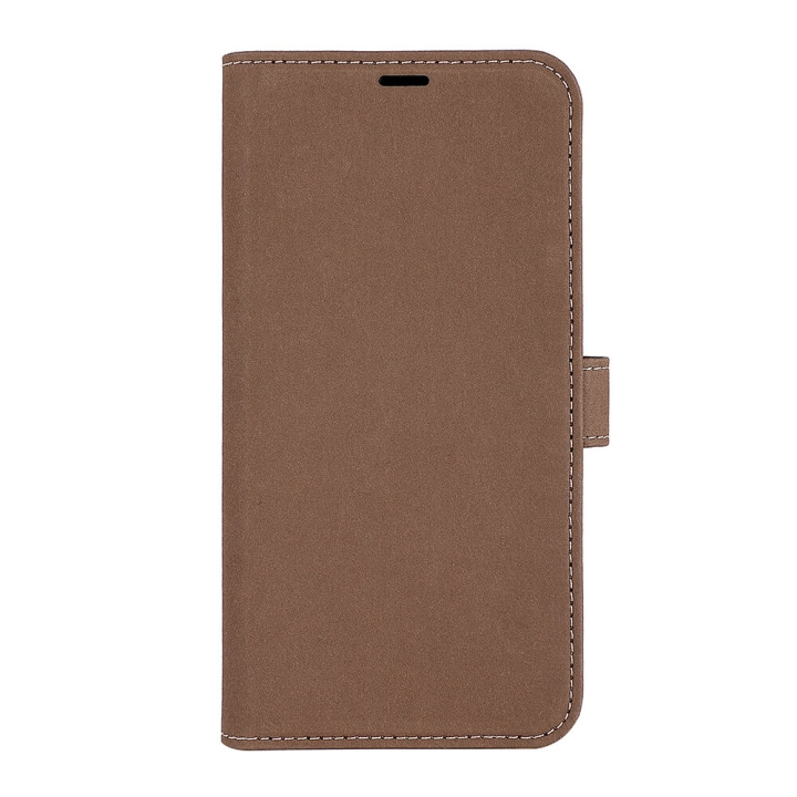 ONSALA ECO Mobile Wallet Brown iPhone 13 Pro Max in de groep SMARTPHONE & TABLETS / Mobielbescherming / Apple / iPhone 13 Pro Max / Wallet Case bij TP E-commerce Nordic AB (C00206)