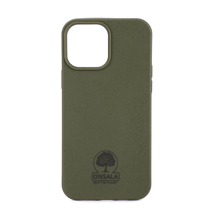 ONSALA ECO Mobile Cover green iPhone 13 Pro Max in de groep SMARTPHONE & TABLETS / Mobielbescherming / Apple / iPhone 13 Pro Max / Hoesjes bij TP E-commerce Nordic AB (C00209)