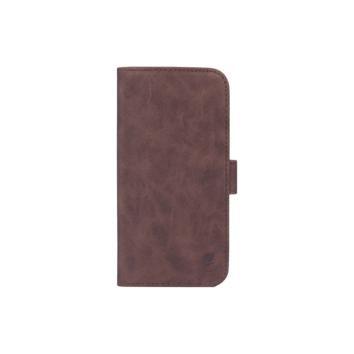 GEAR Mobile Wallet Brown Nubuck PU iPhone 13 Pro Max in de groep SMARTPHONE & TABLETS / Mobielbescherming / Apple / iPhone 13 Pro Max / Wallet Case bij TP E-commerce Nordic AB (C00210)