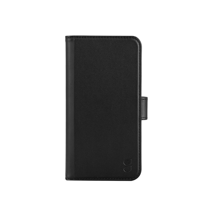 GEAR Wallet Black 3 Cardpockets iPhone 13 Pro Max in de groep SMARTPHONE & TABLETS / Mobielbescherming / Apple / iPhone 13 Pro Max / Wallet Case bij TP E-commerce Nordic AB (C00217)