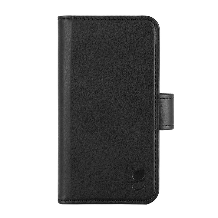 GEAR Wallet Black 7 Cardpockets iPhone 13 Mini 2in1 Magnetcover in de groep SMARTPHONE & TABLETS / Mobielbescherming / Apple / iPhone 13 Mini / Wallet Case bij TP E-commerce Nordic AB (C00228)