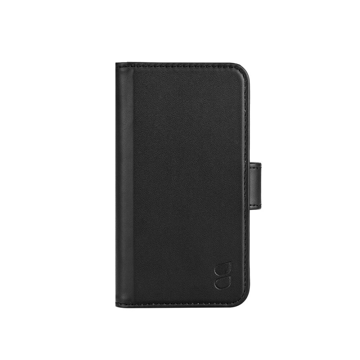GEAR Wallet Black 3 Cardpockets iPhone 13 Mini in de groep SMARTPHONE & TABLETS / Mobielbescherming / Apple / iPhone 13 / Wallet Case bij TP E-commerce Nordic AB (C00232)