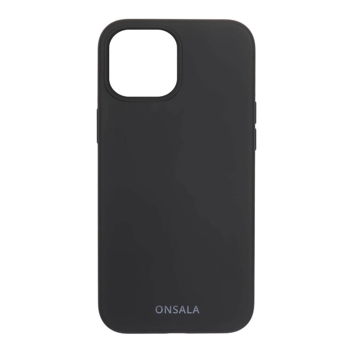 ONSALA Mobile Cover Silicone Black iPhone 13 Mini in de groep SMARTPHONE & TABLETS / Mobielbescherming / Apple / iPhone 13 Mini / Hoesjes bij TP E-commerce Nordic AB (C00233)