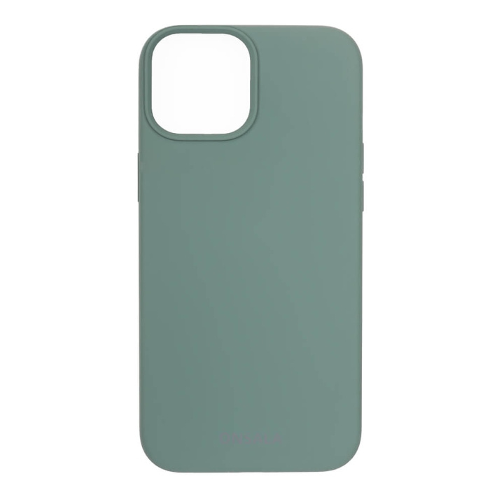 ONSALA Mobile Cover Silicone Pine Green iPhone 13 Mini in de groep SMARTPHONE & TABLETS / Mobielbescherming / Apple / iPhone 13 Mini / Hoesjes bij TP E-commerce Nordic AB (C00236)