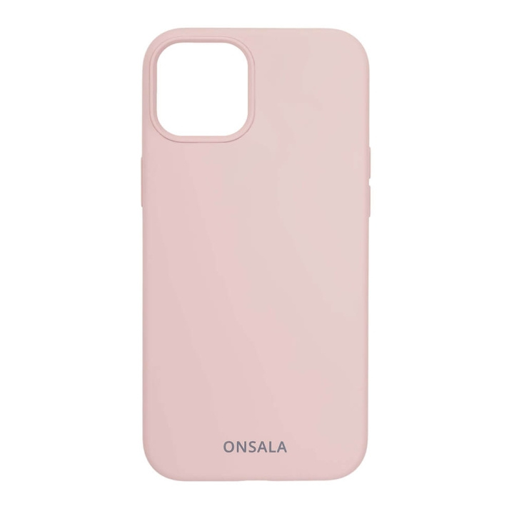 ONSALA Mobile Cover Silicone Sand Pink iPhone 13 in de groep SMARTPHONE & TABLETS / Mobielbescherming / Apple / iPhone 13 / Hoesjes bij TP E-commerce Nordic AB (C00239)