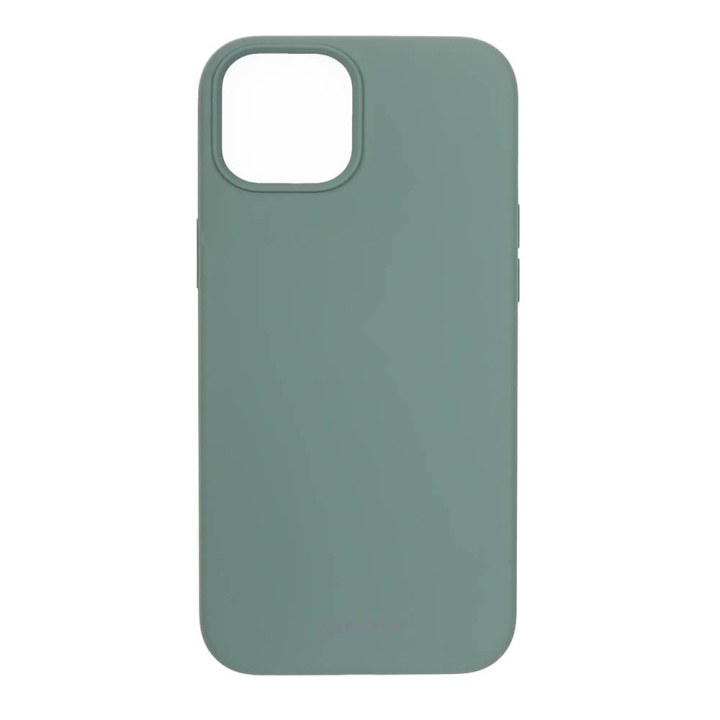 ONSALA Mobile Cover Silicone Pine Green iPhone 13 in de groep SMARTPHONE & TABLETS / Mobielbescherming / Apple / iPhone 13 / Hoesjes bij TP E-commerce Nordic AB (C00240)