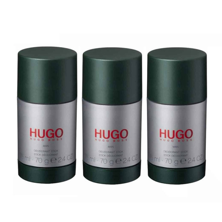 3-pack Hugo Boss Hugo Man Deostick 75ml in de groep BEAUTY & HEALTH / Geuren & Parfum / Deodorant / Deodorant voor vrouwen bij TP E-commerce Nordic AB (C00268)