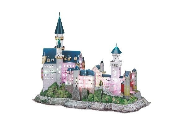3D Puzzle Schloss Neuschwanstein, Multicolor LED in de groep SPORT, VRIJE TIJD & HOBBY / Hobby / Puzzel bij TP E-commerce Nordic AB (C00375)