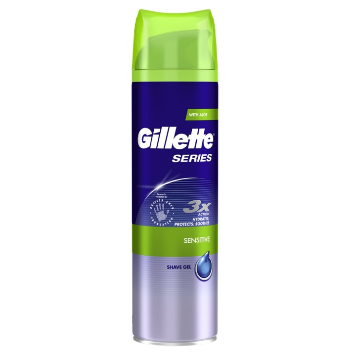 Gillette Series Sensitive Skin Shave Gel 200ml in de groep BEAUTY & HEALTH / Haar & Styling / Scheren & Trimmen / Scheermessen & Accessoires bij TP E-commerce Nordic AB (C00453)