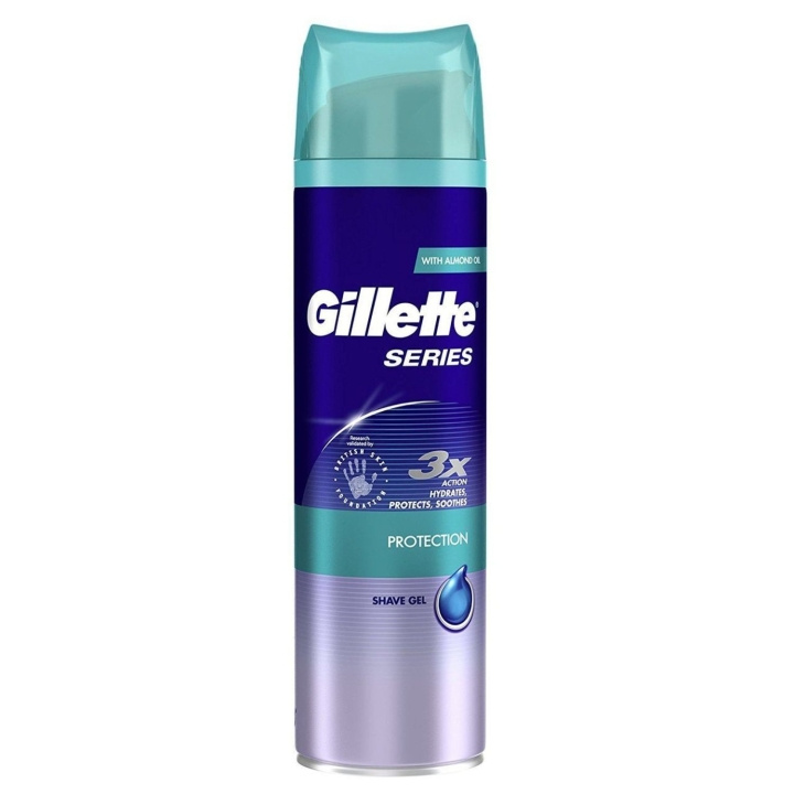 Gillette Series Protection Shave Gel 200ml in de groep BEAUTY & HEALTH / Haar & Styling / Scheren & Trimmen / Scheermessen & Accessoires bij TP E-commerce Nordic AB (C00458)