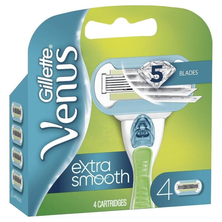 Gillette Venus Extra Smooth Blades 4-pack in de groep BEAUTY & HEALTH / Haar & Styling / Scheren & Trimmen / Scheermessen & Accessoires bij TP E-commerce Nordic AB (C00476)