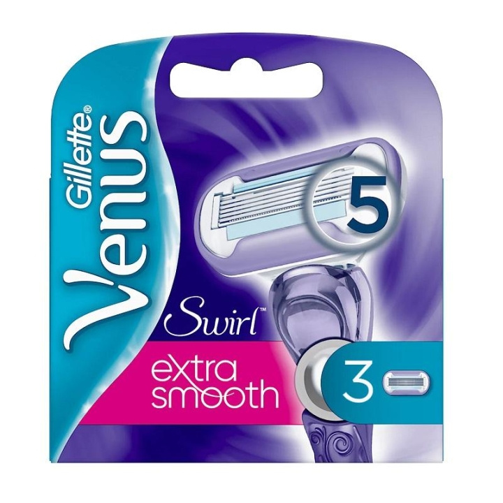 Gillette Venus Swirl Extra Smooth Blades 3-pack in de groep BEAUTY & HEALTH / Haar & Styling / Scheren & Trimmen / Scheermessen & Accessoires bij TP E-commerce Nordic AB (C00493)