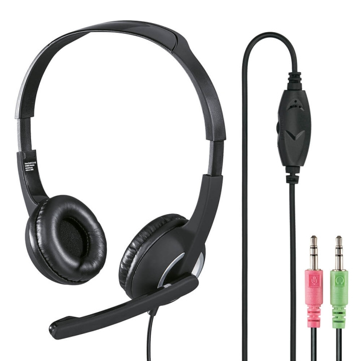 HAMA Headset PC Office HS-P150 in de groep COMPUTERS & RANDAPPARATUUR / Computeraccessoires / Koptelefoon bij TP E-commerce Nordic AB (C00498)