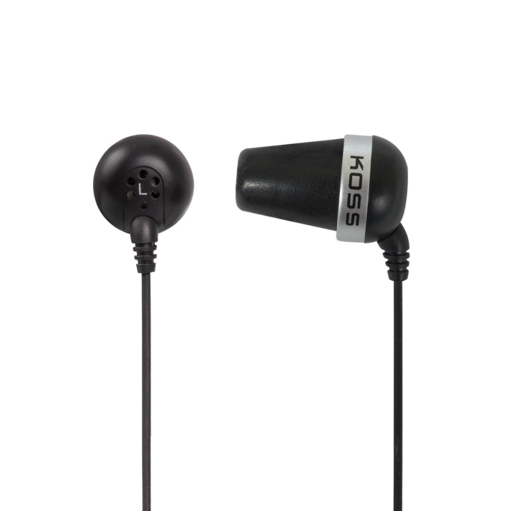 KOSS Headphone In-Ear The Plug Black in de groep HOME ELECTRONICS / Audio & Beeld / Koptelefoon & Accessoires / Koptelefoon bij TP E-commerce Nordic AB (C00528)