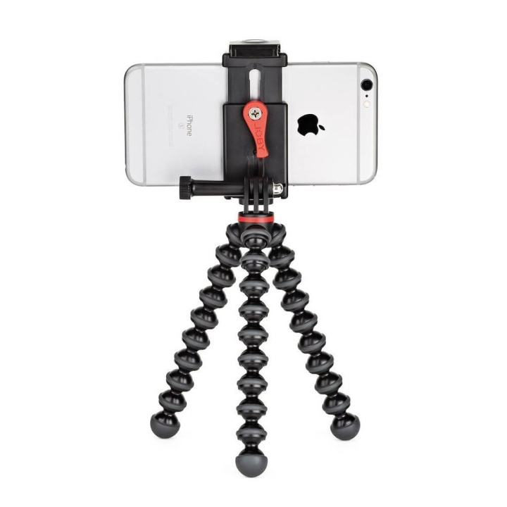 JOBY Smartphone Tripod GripTight Action Kit Black/Charcoal in de groep SMARTPHONE & TABLETS / Overige accessoires / Docks, statieven en houders bij TP E-commerce Nordic AB (C00668)