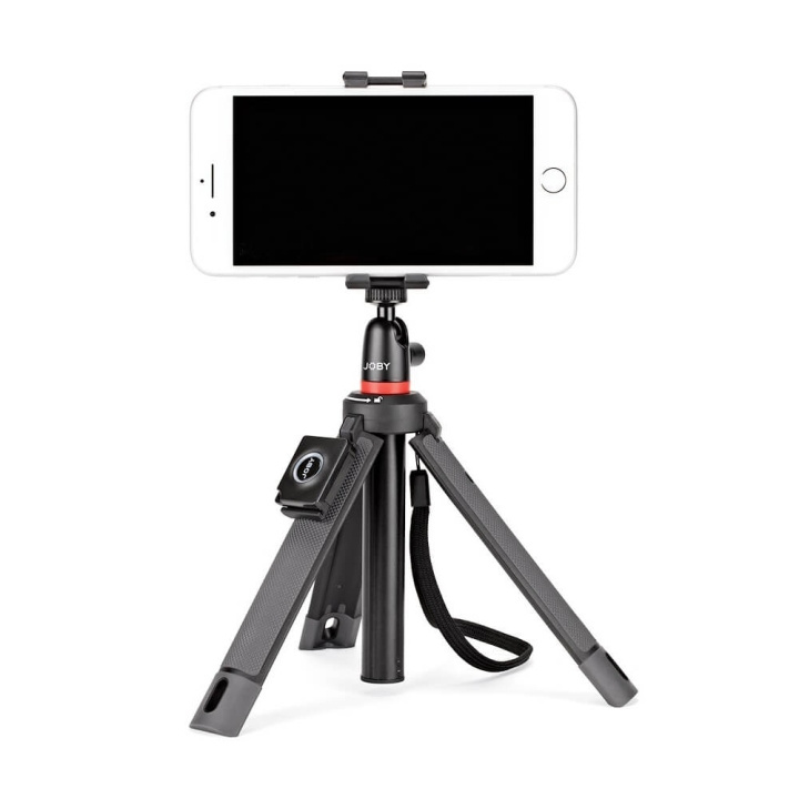 JOBY Smartphone Tripod Kit TelePod Mobile Black/Charcoal in de groep SMARTPHONE & TABLETS / Overige accessoires / Docks, statieven en houders bij TP E-commerce Nordic AB (C00681)