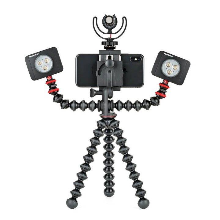 JOBY Smartphone Tripod Kit GorillaPod Mobile Rig Blk/Charcoal in de groep SMARTPHONE & TABLETS / Overige accessoires / Docks, statieven en houders bij TP E-commerce Nordic AB (C00682)