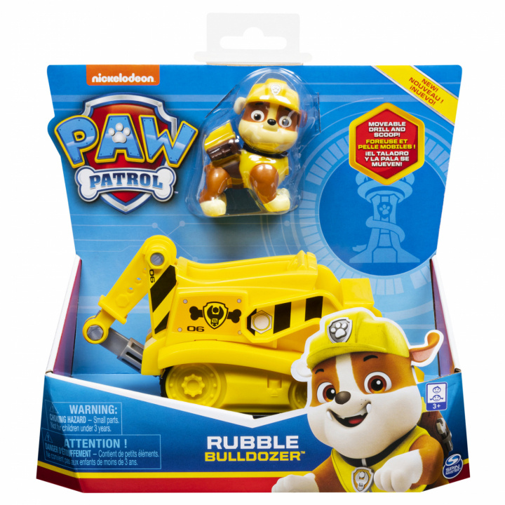 Paw Patrol Basic Vehicle Rubble in de groep SPEELGOED, KINDER- & BABYPRODUCTEN / Speelgoed / Speelgoedauto\'s bij TP E-commerce Nordic AB (C00806)