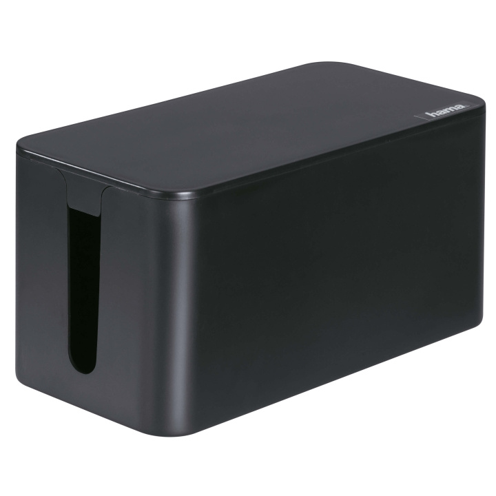 HAMA CABLE BOX MINI, BLACK in de groep HOME ELECTRONICS / Kabels & Adapters / Kabelbeheer bij TP E-commerce Nordic AB (C00827)