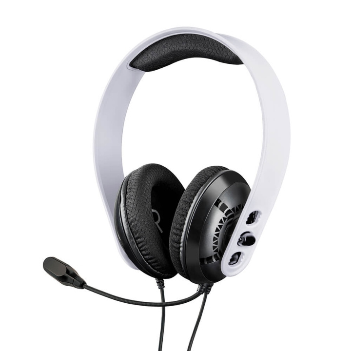 RAPTOR Headset PS4/PS5 White in de groep HOME ELECTRONICS / Spelconsoles en accessoires / Sony PlayStation 5 / Accessoires bij TP E-commerce Nordic AB (C00836)