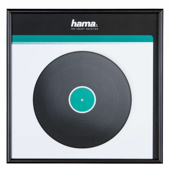 HAMA LP Cover Frame Aluminium Black 31.5x31.5 cm in de groep HOME ELECTRONICS / Opslagmedia / CD/DVD/BD-schijven / Cd/dvd-opslag bij TP E-commerce Nordic AB (C01440)