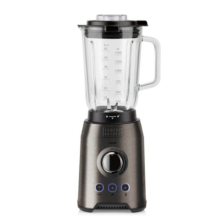 BLACK+DECKER Blender 1200W Brushed in de groep HUISHOUDEN & TUIN / Huishoudelijke apparaten / Keukentools & -apparatuur / Mixers & Blenders bij TP E-commerce Nordic AB (C01488)