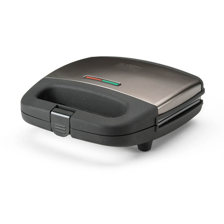 BLACK+DECKER Sandwich Maker 2-Slice 750W in de groep HUISHOUDEN & TUIN / Huishoudelijke apparaten / Broodroosters & Broodgrills / Tafelgrills & Raclette bij TP E-commerce Nordic AB (C01500)