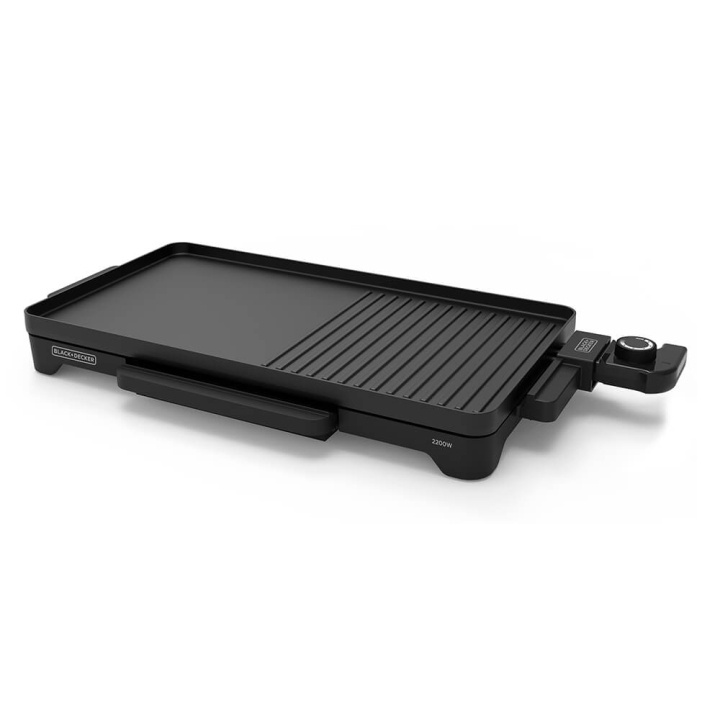 BLACK+DECKER Contact Grill Platt 2200W Black in de groep HUISHOUDEN & TUIN / Huishoudelijke apparaten / Broodroosters & Broodgrills / Tafelgrills & Raclette bij TP E-commerce Nordic AB (C01508)