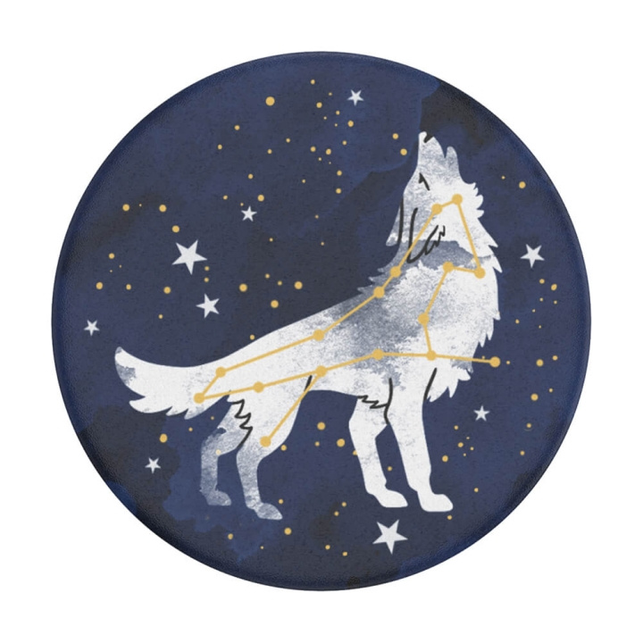 POPSOCKETS Sirius Wolf Removable Grip with Standfunction in de groep SMARTPHONE & TABLETS / Overige accessoires / Popsockets bij TP E-commerce Nordic AB (C01525)
