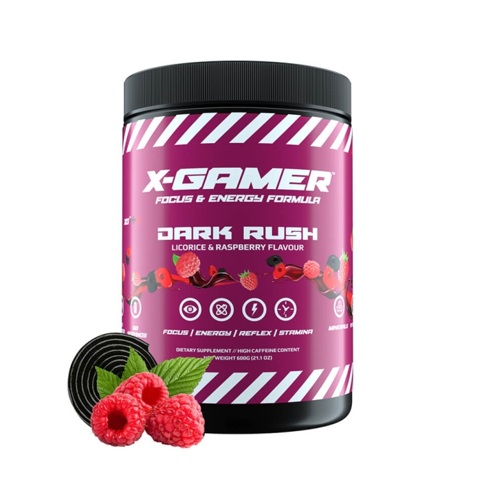 X-GAMER X-Tubz Dark Rush 600g in de groep COMPUTERS & RANDAPPARATUUR / GAMING / Energiedrankjes voor gamers bij TP E-commerce Nordic AB (C01566)