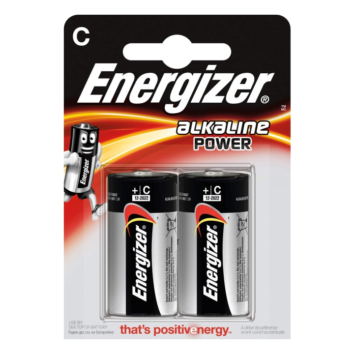 ENERGIZER Battery C/LR14 Alkaline Power 2-p. in de groep HOME ELECTRONICS / Batterijen & Opladers / Batterijen / Overigen bij TP E-commerce Nordic AB (C01578)