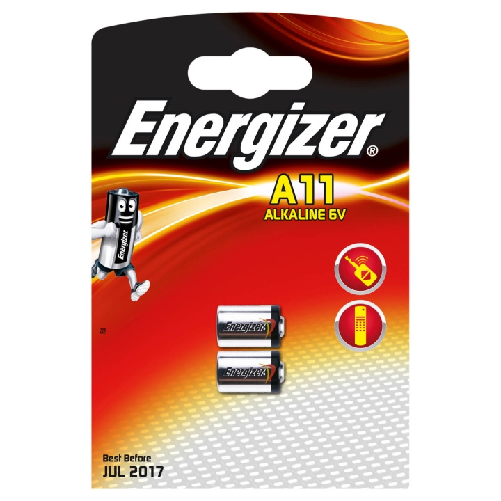 ENERGIZER Battery A11/E11A Alkaline 2-pack in de groep HOME ELECTRONICS / Batterijen & Opladers / Batterijen / Overigen bij TP E-commerce Nordic AB (C01583)