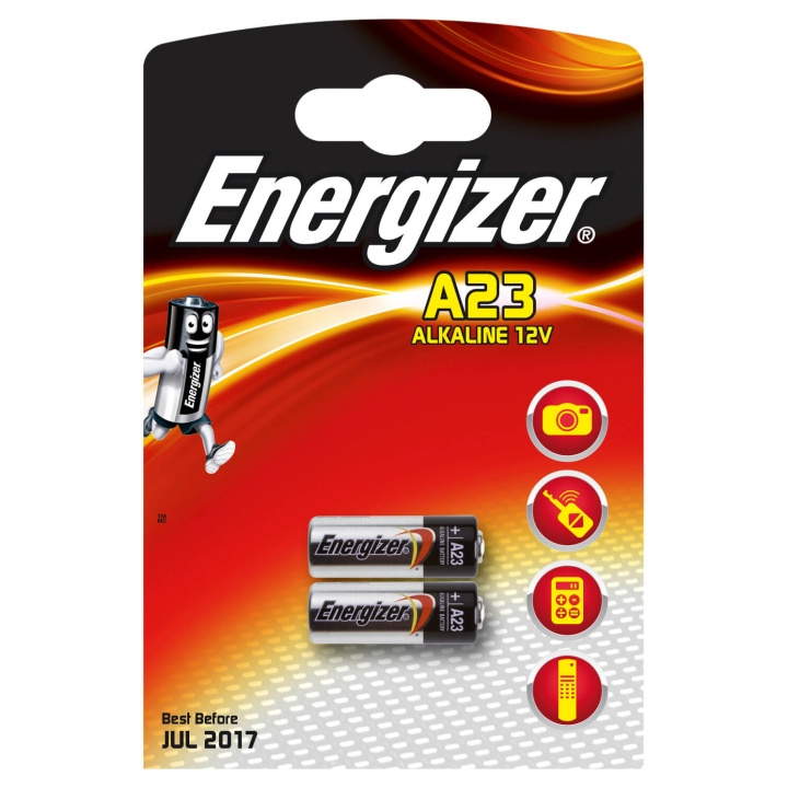 ENERGIZER Battery A23/E23A Alkaline 2-p in de groep HOME ELECTRONICS / Batterijen & Opladers / Batterijen / Overigen bij TP E-commerce Nordic AB (C01584)