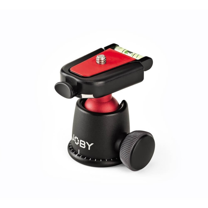 JOBY Ballhead BallHead 3K Black/Red in de groep HOME ELECTRONICS / Foto & Video / Fotoapparatuur / Statief bij TP E-commerce Nordic AB (C01612)