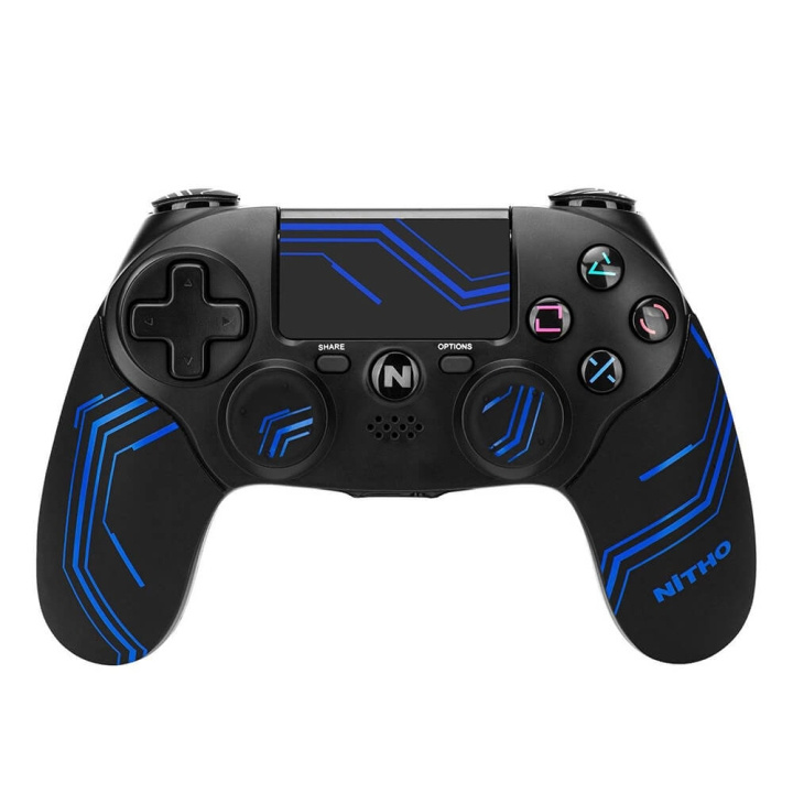 NITHO Handkontroll Adonis BT Glow PS4 PS3 PC in de groep HOME ELECTRONICS / Spelconsoles en accessoires / Sony PlayStation 4 / Accessoires bij TP E-commerce Nordic AB (C01635)