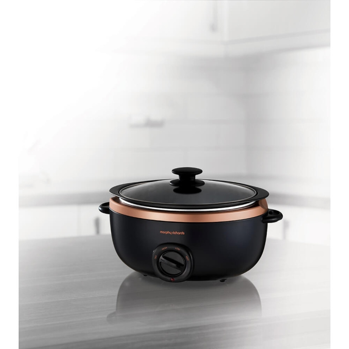 MORPHY RICHARDS Slowcooker Rosegold 6,5L in de groep HUISHOUDEN & TUIN / Huishoudelijke apparaten / Slowcookers bij TP E-commerce Nordic AB (C01742)