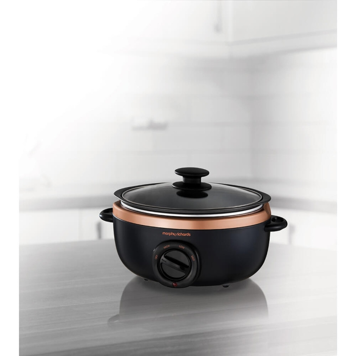 MORPHY RICHARDS Slowcooker Rosegold 3,5L in de groep HUISHOUDEN & TUIN / Huishoudelijke apparaten / Slowcookers bij TP E-commerce Nordic AB (C01743)