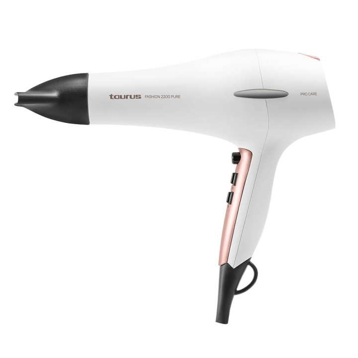 TAURUS Hair Dryer Fashion 2200W Pure White in de groep BEAUTY & HEALTH / Haar & Styling / Stylingtools / Haardroger bij TP E-commerce Nordic AB (C01768)