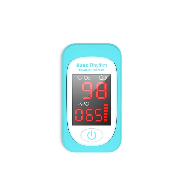 TAURUS Oximeter Fingertup Pulse White in de groep BEAUTY & HEALTH / Gezondheidszorg / Pulsoximeters bij TP E-commerce Nordic AB (C01779)