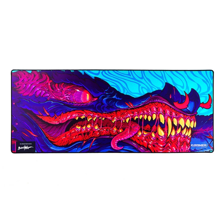 X-GAMER Mousepad Dragon Fin 1100x450 in de groep COMPUTERS & RANDAPPARATUUR / GAMING / Muismat bij TP E-commerce Nordic AB (C01796)