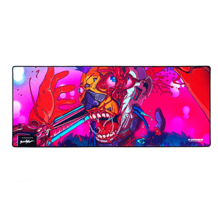 X-GAMER Mousepad Cyber Bot 1100x450 in de groep COMPUTERS & RANDAPPARATUUR / GAMING / Muismat bij TP E-commerce Nordic AB (C01797)