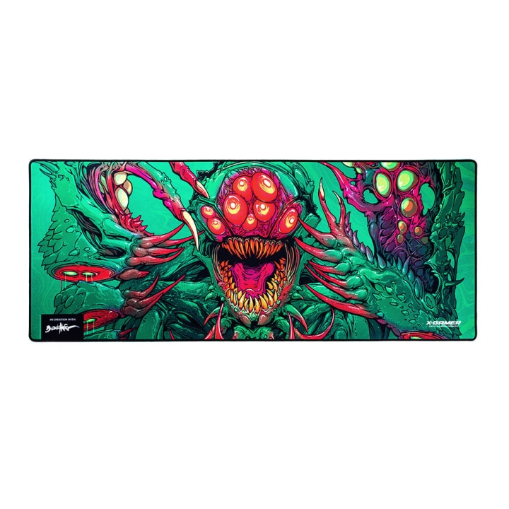 X-GAMER Mousepad Gavial 1100x450 in de groep COMPUTERS & RANDAPPARATUUR / GAMING / Muismat bij TP E-commerce Nordic AB (C01798)