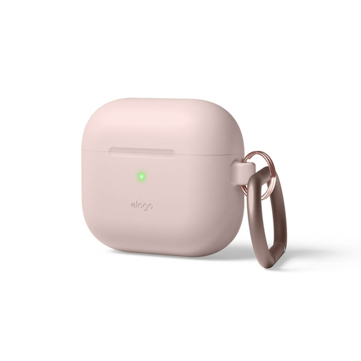 ELAGO AirPod 3 Hang Silicon Case Sand Pink in de groep HOME ELECTRONICS / Audio & Beeld / Koptelefoon & Accessoires / Accessoires bij TP E-commerce Nordic AB (C01821)