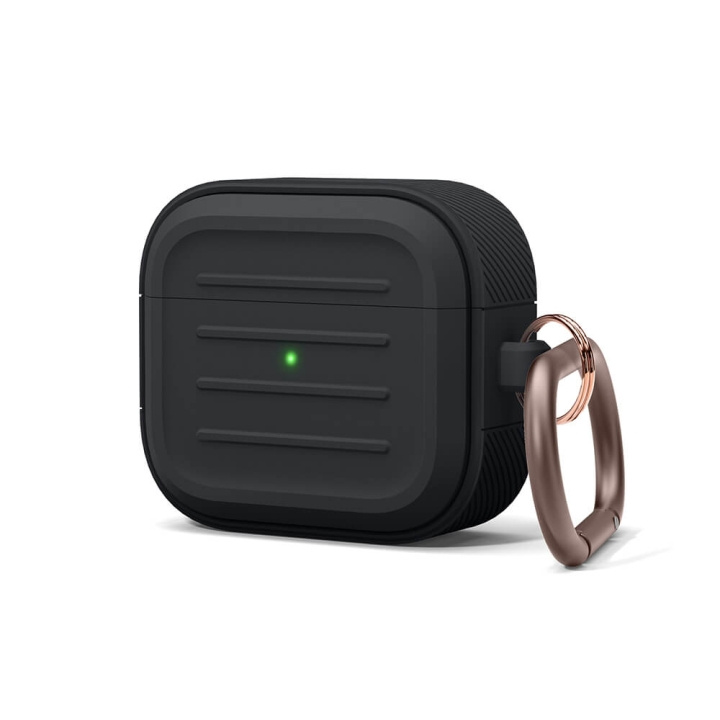 ELAGO AirPod 3 Armor Hang Case Black in de groep HOME ELECTRONICS / Audio & Beeld / Koptelefoon & Accessoires / Accessoires bij TP E-commerce Nordic AB (C01826)