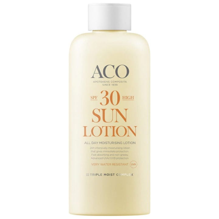 ACO Sun Lotion Spf 30 300ml in de groep BEAUTY & HEALTH / Huidsverzorging / Zonnebank / Zonnebescherming bij TP E-commerce Nordic AB (C01892)