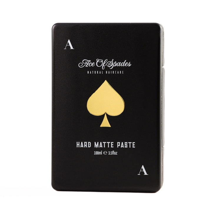 Ace of Spades Natural Haircare Hard Matte Paste 100ml in de groep BEAUTY & HEALTH / Haar & Styling / Hair styling / Haarwax bij TP E-commerce Nordic AB (C01952)