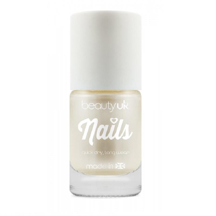 Beauty UK Candy Pearl Nail Polish - Vit in de groep BEAUTY & HEALTH / Manicure/pedicure / Nagellak bij TP E-commerce Nordic AB (C02031)